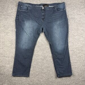 Six Lincoln Jeans Mens 48 Blue Slim Fit Stretch Denim Straight Leg Big & Tall